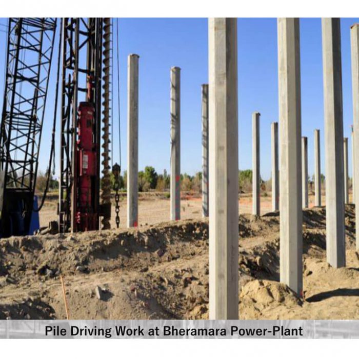 Pile Driving Work at Bheramara Power-Plant